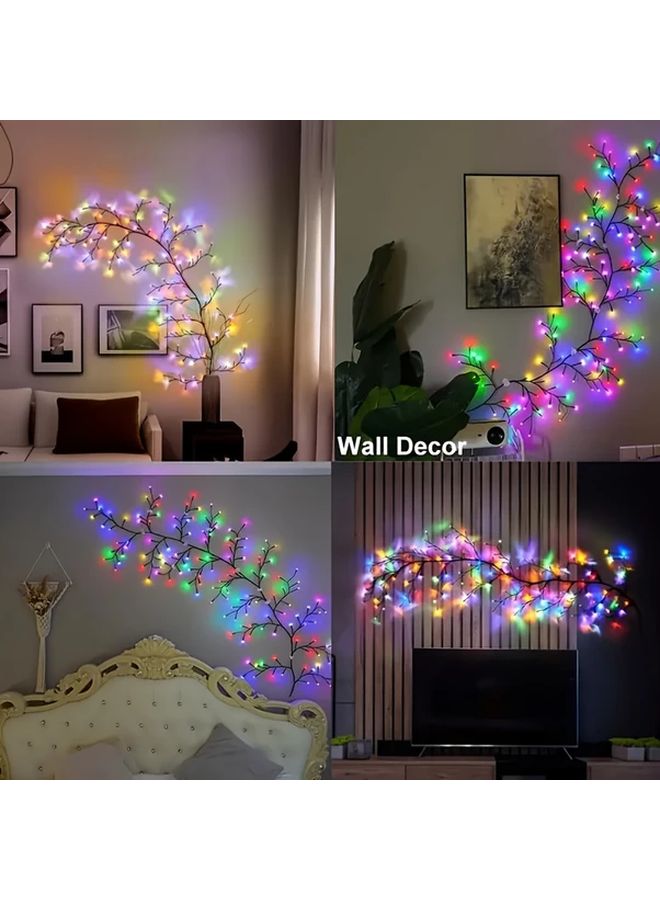 Warm White USB Vine Decorative Lights 96 LEDs Indoor Outdoor IPX4 Rated - Image 5