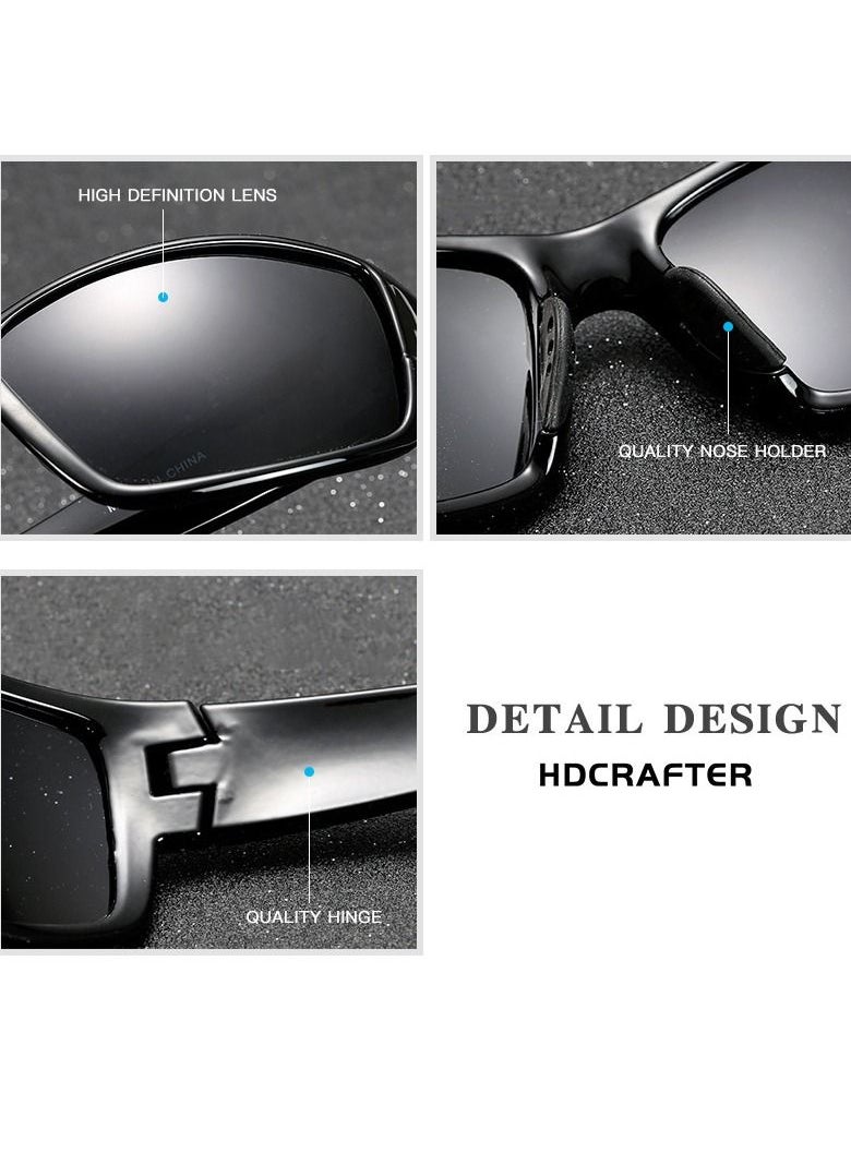 HDCRAFTER - Outdoor Sports Wind and Eye Protection Polarized Sunglasses - Image 1