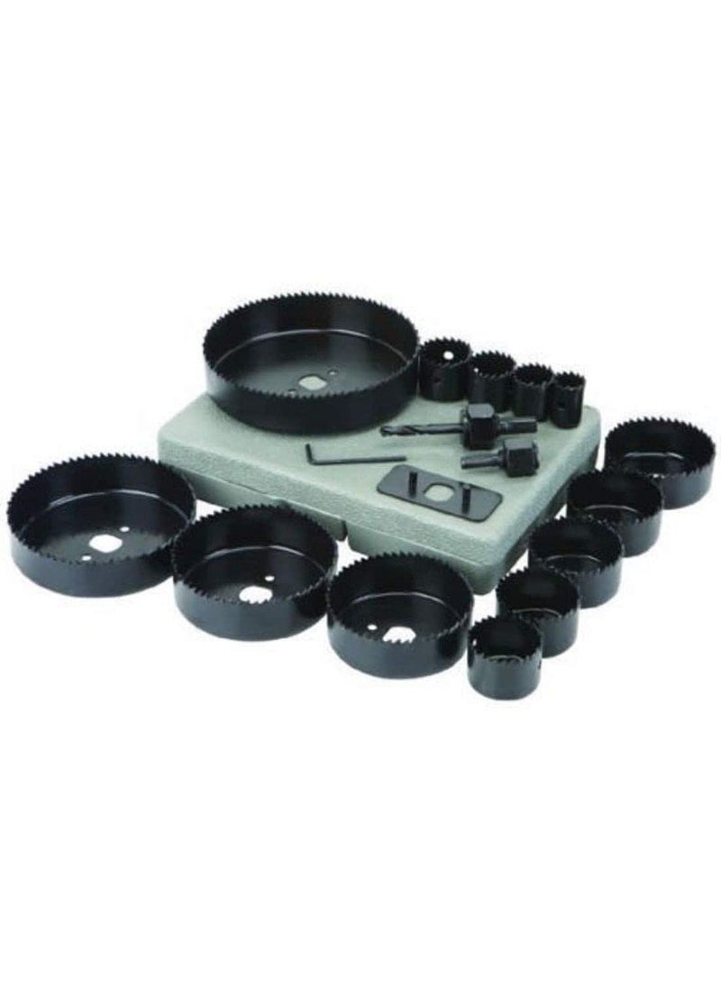 DIY Crafts DIY Crafts CTDIYHI21815 Hole Saw Wood Metal 44259 5 Hole Saw Set DiyCrafts 16 Pcs Carbon Steel Hole  - Image 1