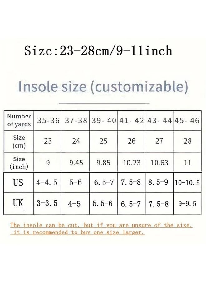 Plush Grey Insoles For Women Winter Sports Snow Boots Warm Shock Absorption Non Slip - Image 2