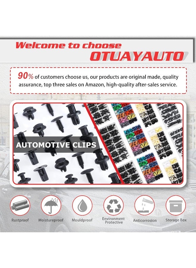 OTUAYAUTO 100PCS Door Panel Clips - Image 4