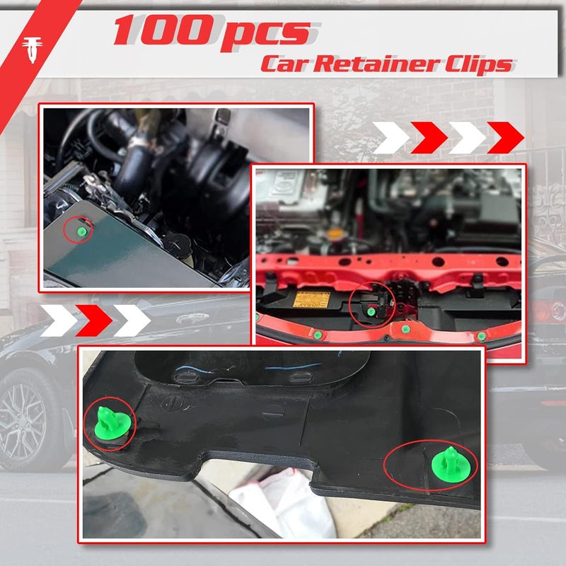 OTUAYAUTO 100PCS Door Panel Clips - Image 5