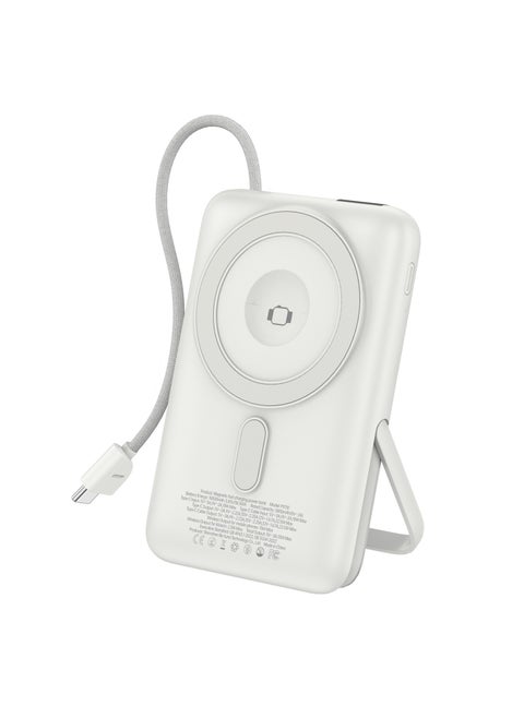 Foneng 10000mAh Magnetic Wireless Power Bank with Built-in Cable & Stand (22.5W)