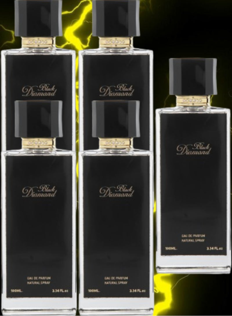 بانافع 5 قطع عطر بلاك دايموند 100 مل - Image 1