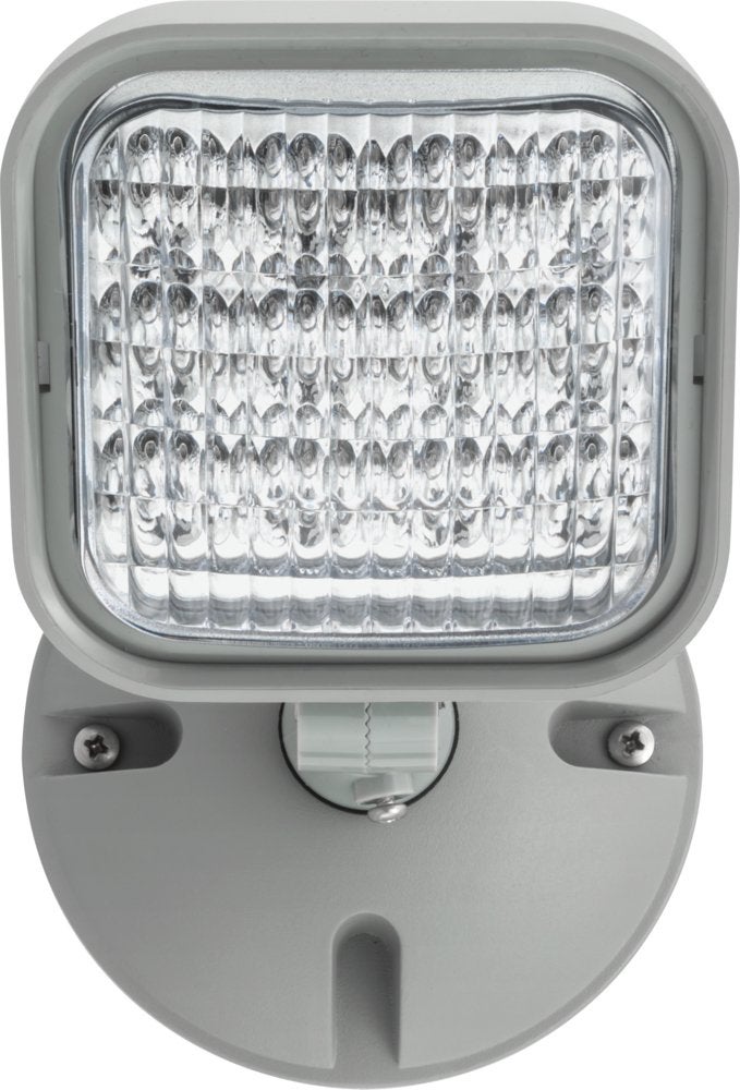 Lithonia Lighting Weatherproof LED Emergency Light Remote Head, One Single Head Emergency Light for Business, Indoor and Outdoor Use, Square, Gray (ERE GY SGL WP SQ M12) - Image 3