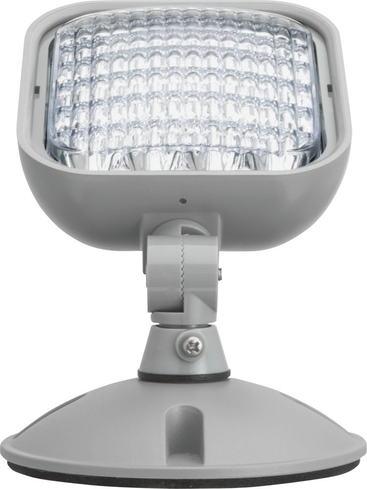 Lithonia Lighting Weatherproof LED Emergency Light Remote Head, One Single Head Emergency Light for Business, Indoor and Outdoor Use, Square, Gray (ERE GY SGL WP SQ M12) - Image 4