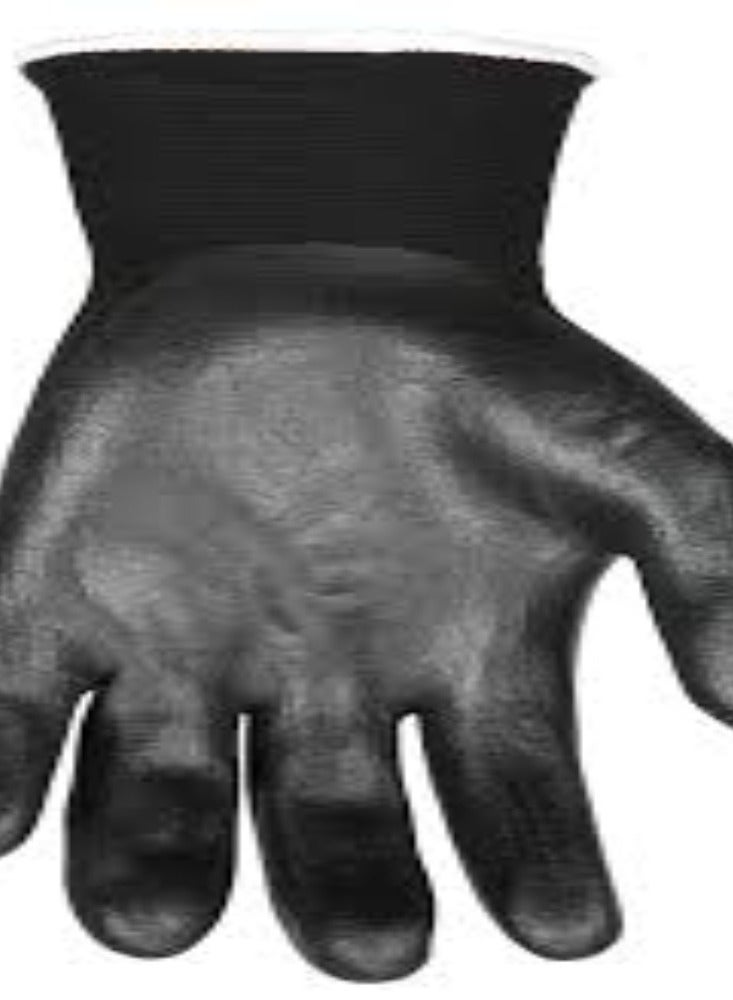 KNP KNP Black Grip Glove 1 Pair is a High Quality Multi Purpose Glove Designed to Provide Excellent Grip Comfort and Protection.  - Image 2