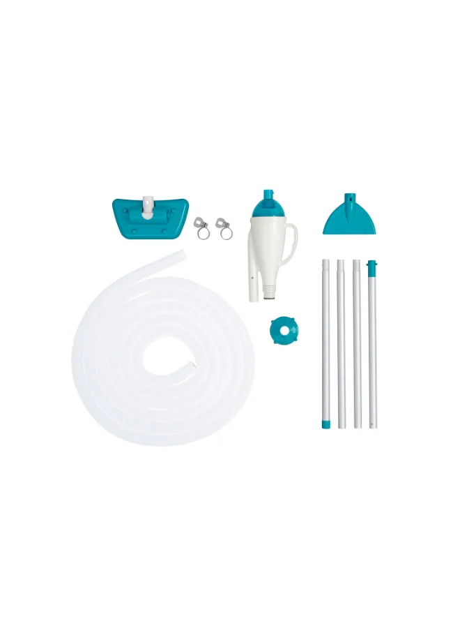 Bestway Bestway Flowclear AquaPristine Pool Vacuum, Manual Pool Cleaning Vacuum for Above Ground Pools, Garden Hose Powered Vacuum Head with Reusable Debris Bag