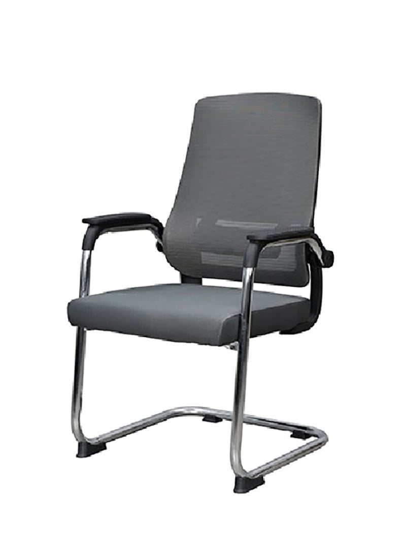 ROYALOAK Tivoli Visitor Chair, High Grade Nylon Mesh, High Back Support, Comfortable Seating, Comfortable Armrest, Chrome Finish Steel Legs, Visitor Chair for Office Work, Visitor Chair. - Image 2