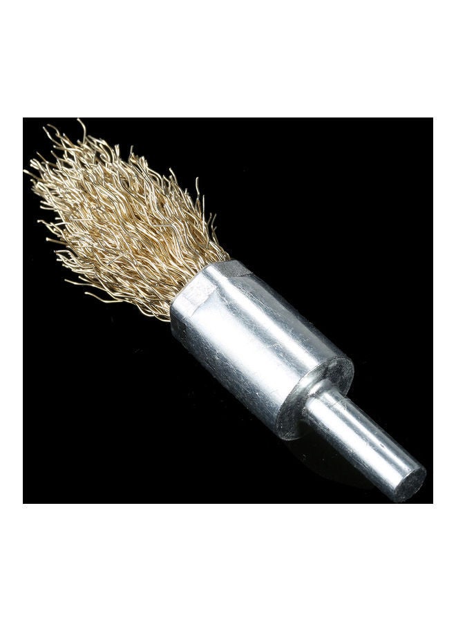 نيبمينينت طقم فرش مثقاب بأسلاك مطلية مكون من 9 قطع فضي/بيج - Image 4