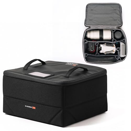 NANUK NCubik 17M Camera Bag Insert Medium WaterResistant Cube Shockproof Protective Camera Insert for Backpack Perfect for Tech Gear Accessories 114 x 133 x 66 - Image 1