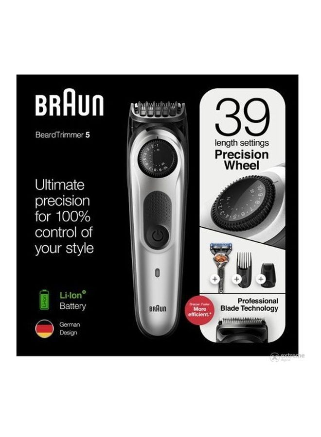 BRAUN Beard Trimmer BT5265 With Precision Dial Silver - Image 2