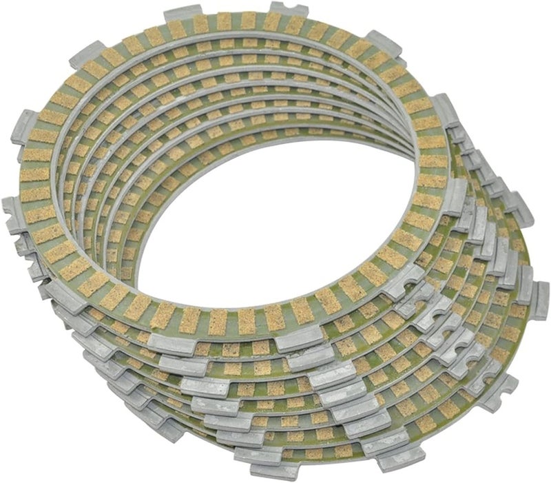 QASULER 8Pc Motorcycle Friction Clutch Plates - Image 1