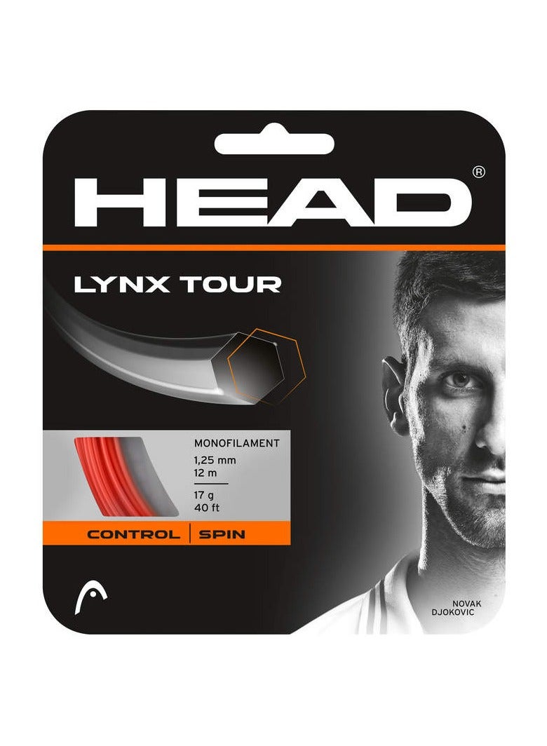 HEAD Lynx Tour Tennis String - Ultimate Blend Of Control And Spin, 1.30 Mm - 16 G - Image 1