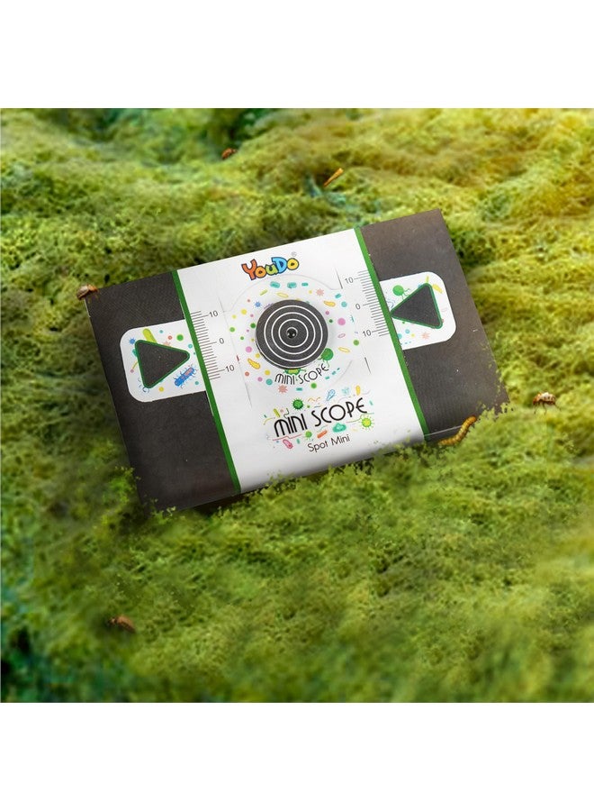 YOUDO Youdo Miniscope, DIY Microscope, Pocket-Size Microscope with 2 Sample Slides of Plant Cell & Mosquito, Science KIT for Kids & Students, YOUDO STEM Products  - Image 1