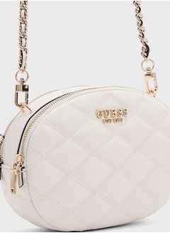GUESS Tamsin Double Zip Crossbody  - Image 4