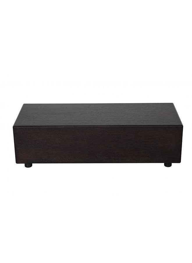 DANUBE HOME Paddington Mid Unit Table with Storage Multifunctional Living Room Desk Space Saving Center Table Modern Design Furniture For Home Living Room L40xW100xH27cm Black  - Image 1