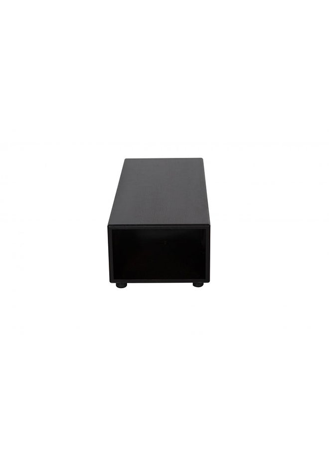 DANUBE HOME Paddington Mid Unit Table with Storage Multifunctional Living Room Desk Space Saving Center Table Modern Design Furniture For Home Living Room L40xW100xH27cm Black  - Image 4
