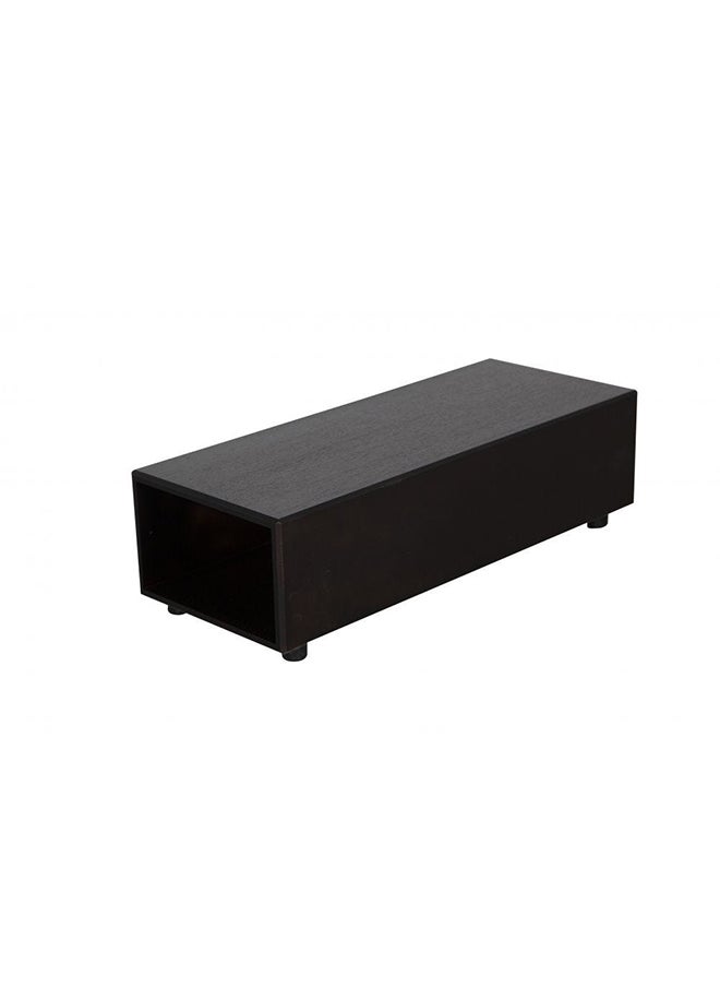 DANUBE HOME Paddington Mid Unit Table with Storage Multifunctional Living Room Desk Space Saving Center Table Modern Design Furniture For Home Living Room L40xW100xH27cm Black  - Image 3