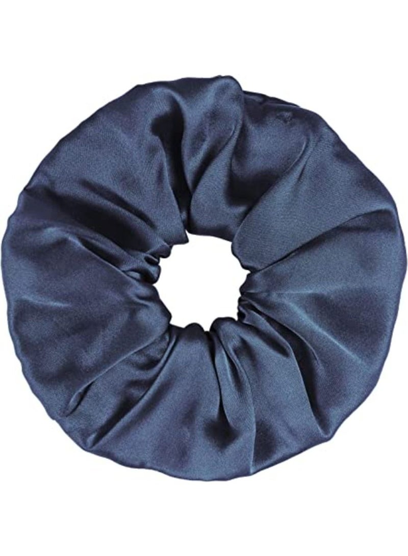 QUESERA Silk Scrunchies Authentic Mulberry Silk Scrunchy Elastic Bobbles Hair Ties Band for Women Girls Hair Care Hair Scrunchies Silk Big Giant
