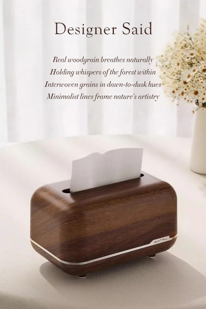 Sunnaltree Lift Tissue Box, Facial Tissue Case Dispenser, Rectangular Tissue Holder,Automatic Lift Paper Box, Bathroom Tissue Storage Box for Home Office Car Decoration - Image 3