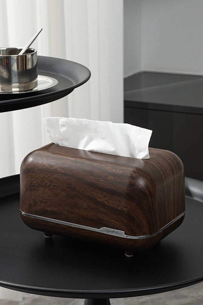 Sunnaltree Lift Tissue Box, Facial Tissue Case Dispenser, Rectangular Tissue Holder,Automatic Lift Paper Box, Bathroom Tissue Storage Box for Home Office Car Decoration - Image 2