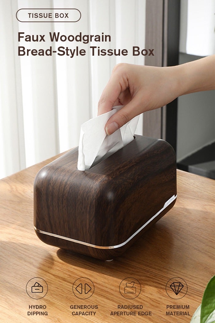 Sunnaltree Lift Tissue Box, Facial Tissue Case Dispenser, Rectangular Tissue Holder,Automatic Lift Paper Box, Bathroom Tissue Storage Box for Home Office Car Decoration - Image 4