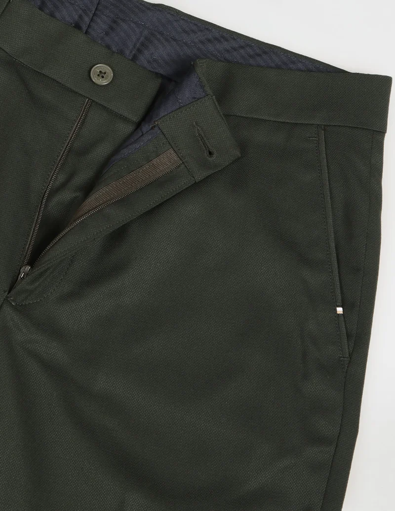 Arrow Solid Dobby Smart Flex Trousers