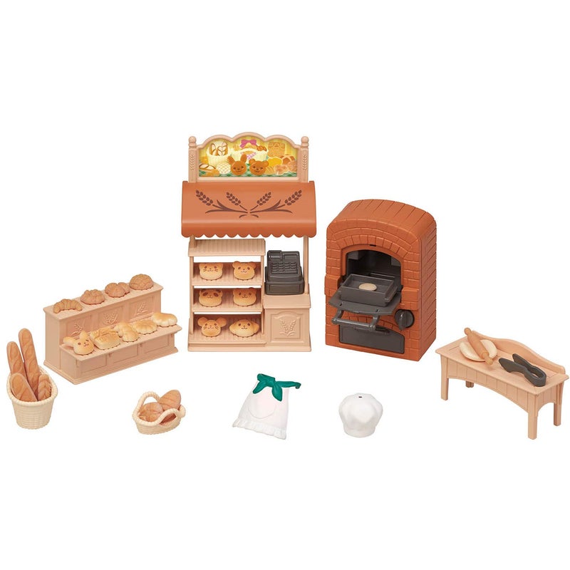 Calico Critters Bakery Shop Starter Set - Bake & Play with 53+ Pieces! - Image 1