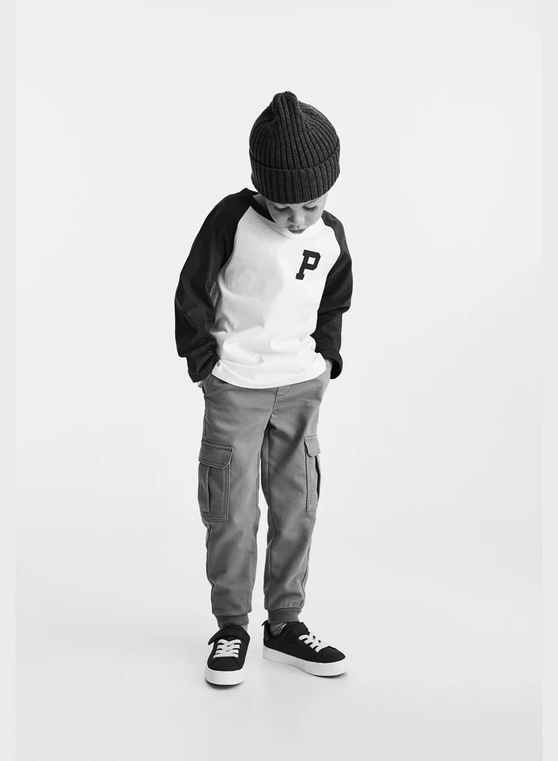 H&M Kids Essential Slim Fit Cargo Trousers