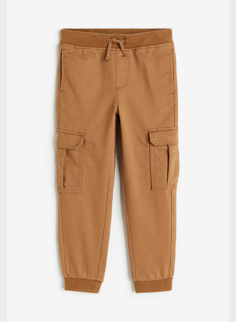 H&M Kids Essential Slim Fit Cargo Trousers