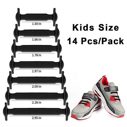 HOMAR No Tie Shoelaces for Kids and Adults Stretch Silicone Elastic No Tie Shoe Laces - Image 2