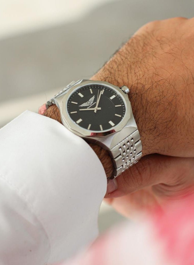 franco lucci Swiss Watch for Men, Elegant and Attractive Design, Made Of Stainless Steel, Water Resistant And Rust Resistant - 377929M-1 - Image 2
