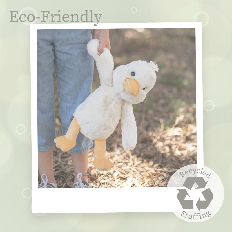 World's Softest Plush Stuffed Animal for Baby, Toddler, Kids, Adults - Adorable Toy Made from Kid-Friendly, Quality Materials - Lushee Off White Duck, 16" - Image 5