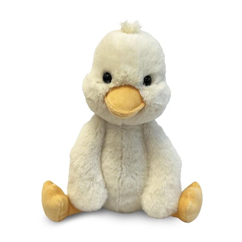 World's Softest Plush Stuffed Animal for Baby, Toddler, Kids, Adults - Adorable Toy Made from Kid-Friendly, Quality Materials - Lushee Off White Duck, 16" - Image 1