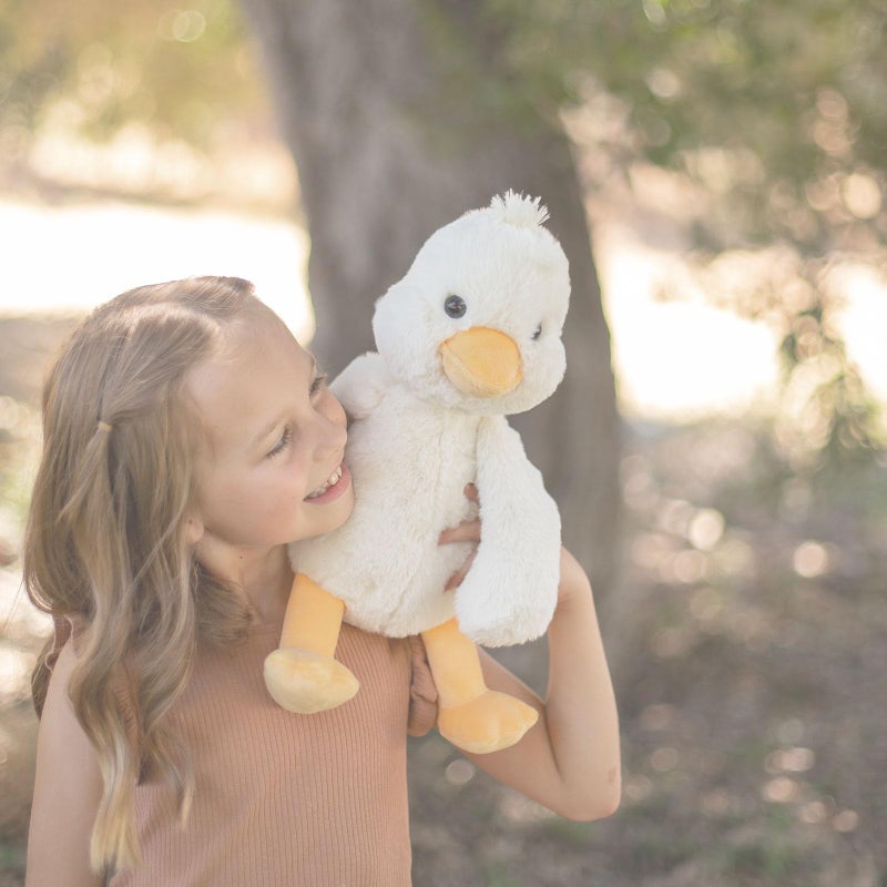 World's Softest Plush Stuffed Animal for Baby, Toddler, Kids, Adults - Adorable Toy Made from Kid-Friendly, Quality Materials - Lushee Off White Duck, 16" - Image 2