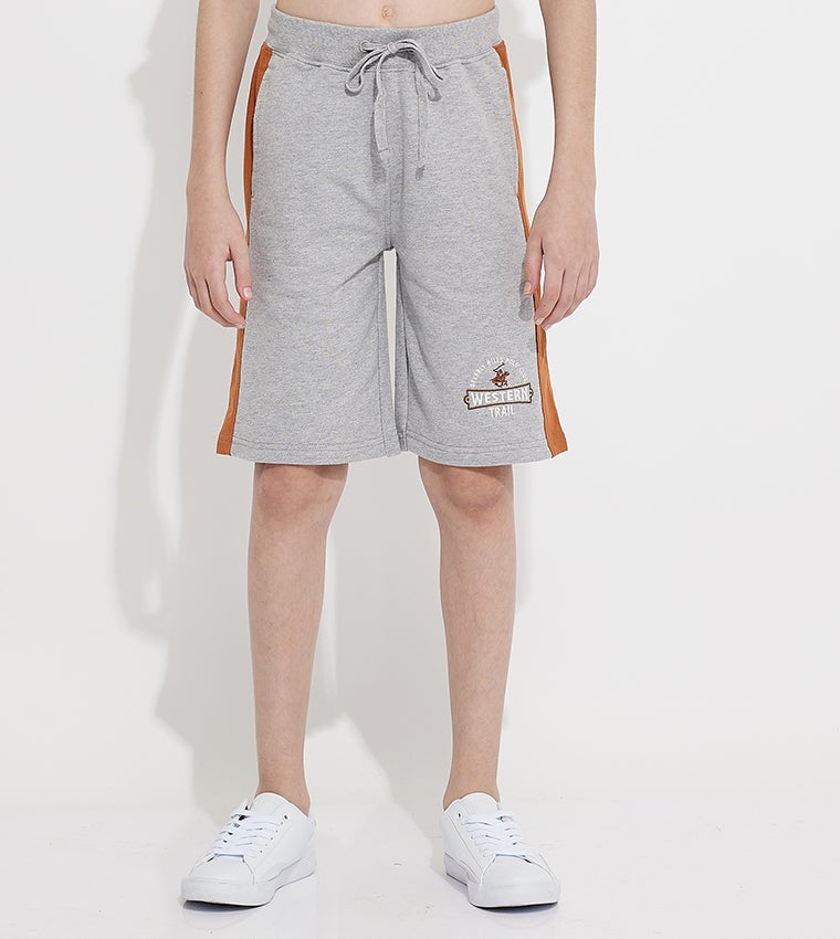 Embroidered Elasticated Shorts