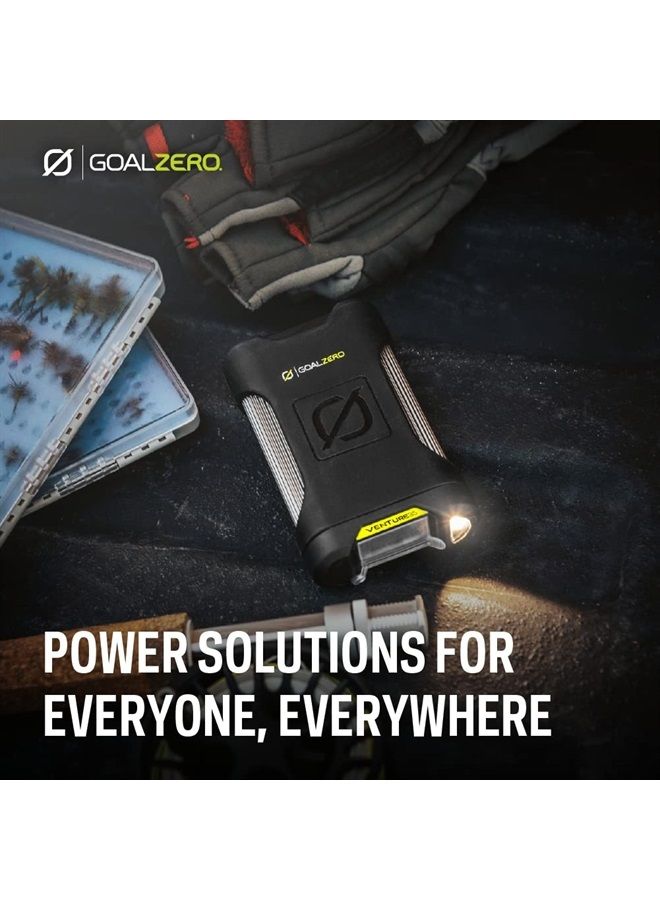 Goal Zero Venture 35 Portable Charger Power Bank 9600mAH 18W USB-C Power Delivery Port 2 USB Outputs IP67 Rating 50 Lumens Flashlight - Image 5
