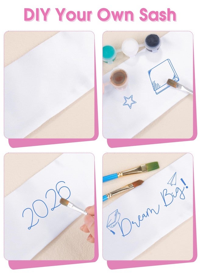 SOMSOC 7 Pieces Preschool Kindergarten Graduation Gown Cap Sash Set with 2026, 2027 Tassel Charms, Certificate for Toddler - Image 4