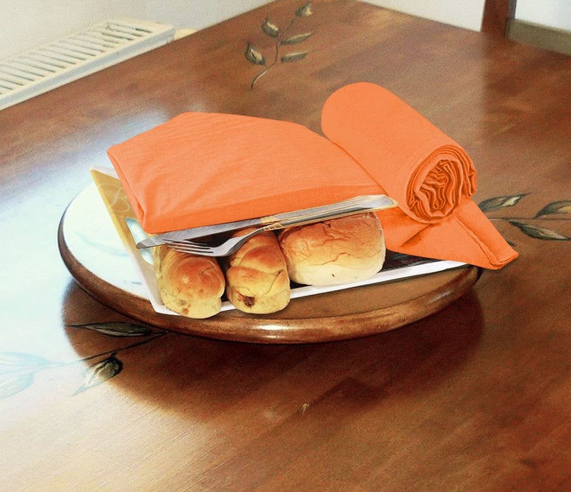 Utopia Kitchen Orange Flour Sack Towels [12 Pack - 28 x 28 Inch] 100% Cotton Tea Towels for Cleaning & Drying - Highly Absorbent Kitchen Dish Cloth - Image 4