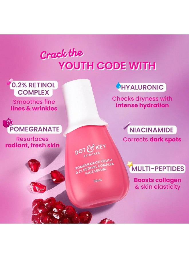 Dot & Key 0.2% Retinol Complex Face Serum with Niacinamide | Multi-Peptides & Hyaluronic Acid| Reduces Fine Lines & Wrinkles, Boosts Collagen, Firms Skin, Youthful Radiance, Beginner-Friendly | 30ml - Image 3