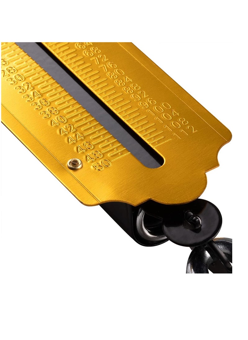 DEFAONS DEFAONS Pocket Balance Spring Scale Portable Hanging Weighing Scale with Hook 50Kg 112LBS Capacity Dual Scale in Kg Lbs Ideal for Fishing Travel Outdoor Market Use Durable and Compact Design - 3 PCS  - Image 4