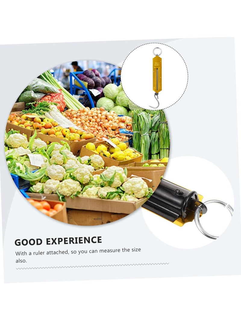 DEFAONS - DEFAONS Pocket Balance Spring Scale Portable Hanging Weighing Scale with Hook 50Kg 112LBS Capacity Dual Scale in Kg Lbs Ideal for Fishing Travel Outdoor Market Use Durable and Compact Design - 3 PCS - Image 1