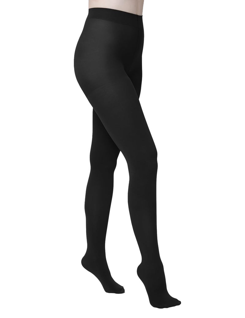 Hue Women's Super Opaque Tights with Control Top, Black, 5 - Image 1