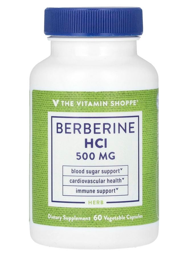 The Vitamin Shoppe بيربرين HCl 500 ملغ 60 كبسولة نباتية