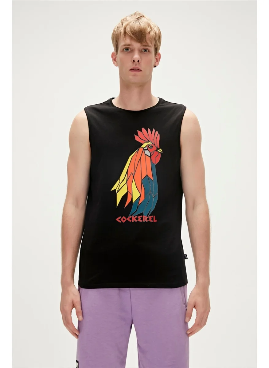 باد بير Cockerel Tank-Top Black