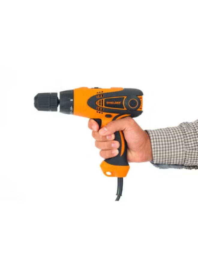 Shielder Electric Screwdriver Drill Shielder SH-3280 280W 10mm Variable Speed Electric Drill Driver With Dual Gear System And LED Light - Image 4