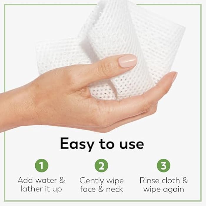 Olay Daily Facials for Clean Sensitive Skin, Makeup Remover Wipes, Soap-Free and Fragrance-Free Cleanser Cloths, 33 Count (Pack of 3) - Image 3