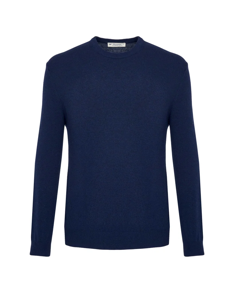 Camicissima ROUND NECK BLEND CASHMERE CREW NECK SWEATER