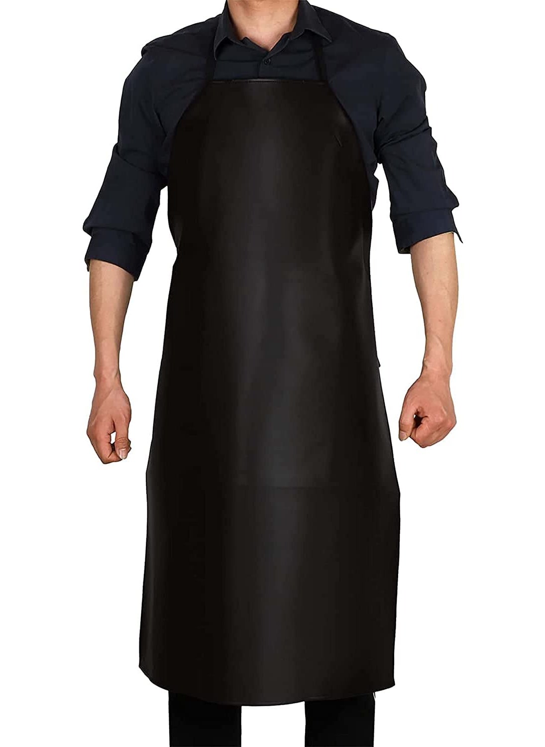 VMC - VMC Men Apron Heavy Duty Vinyl PVC Material Fully Durable Apron Full Protection From Dirt & Water, Waterproof, Kitchen, Butcher, Restaurant - Image 1